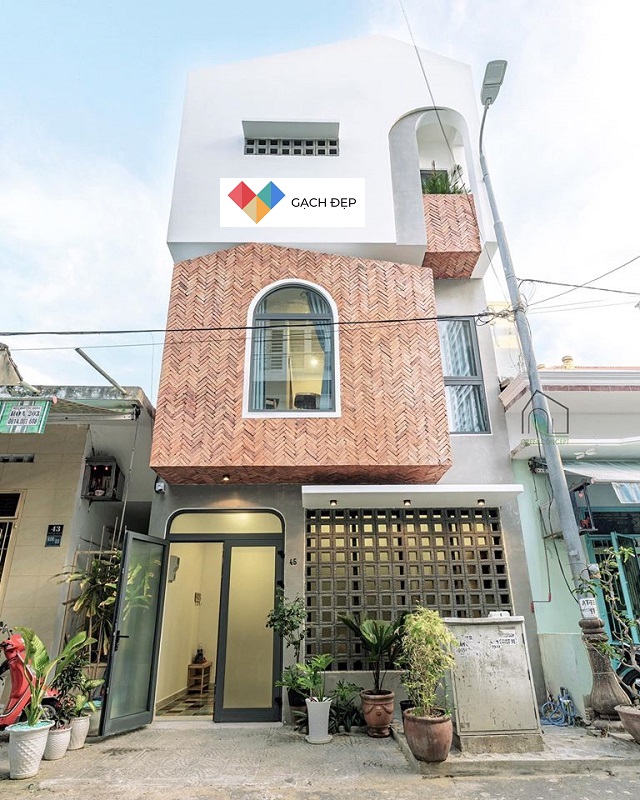 Gạch thẻ ốp mặt tiền đem đến màu sắc chân thực nhất